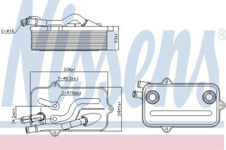 Охолоджувач мастила NISSENS 90782