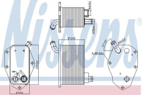 Охолоджувач мастила NISSENS 90826
