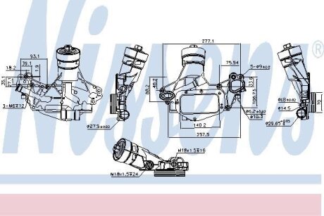 Охолоджувач мастила NISSENS 90931
