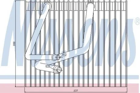 Радіатор охолодження оливи NISSENS 92270