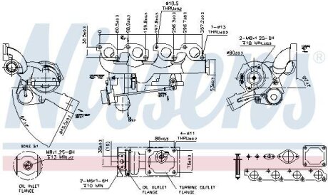 Турбина FORD TRANSIT (FY) (00-) 2.4 D NISSENS 93106