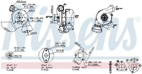 Турбiна OPEL ZAFIRA A (99-) 2.2 TD NISSENS 93149