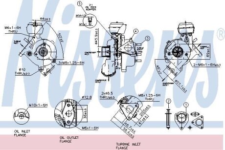 Турбина AUDI A 4 / S 4 (B6, B7) (00-) 2.0 TDi NISSENS 93200