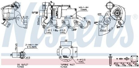 Турбiна FORD TRANSIT (FY) (00-) 2.0 D NISSENS 93207