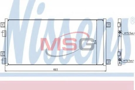Защитный комплект амортизатора передний NISSENS 940004