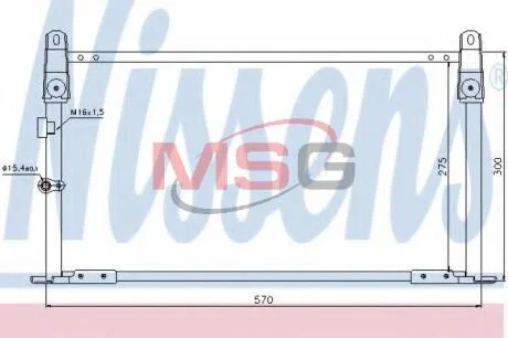 Конденсер кондиціонера NISSENS 940018