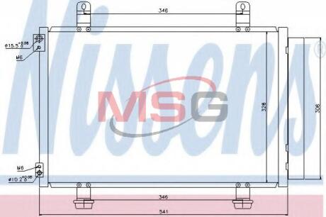 Конденсер кондиціонера NISSENS 940079