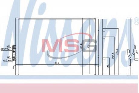 Радіатор кондиціонера First Fit NISSENS 940227