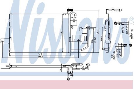 Конденсер кондиціонера NISSENS 940317