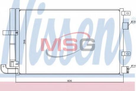 Конденсатор, кондиционер NISSENS 940346