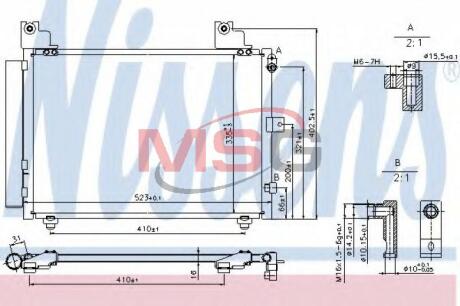 Конденсер кондиціонера NISSENS 940359