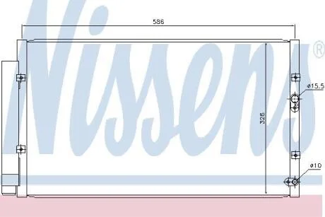 Конденсер кондиціонера NISSENS 940366