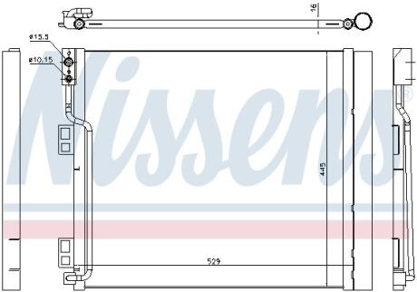 Радіатор кондиціонера First Fit NISSENS 940386
