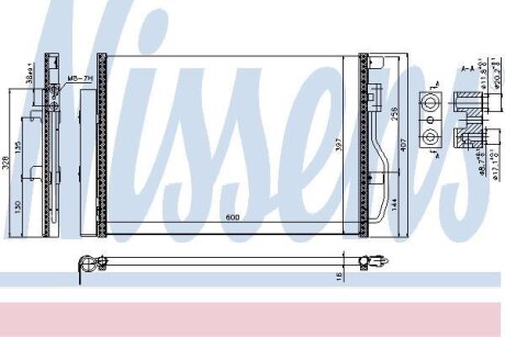 Конденсер кондиціонера NISSENS 940389