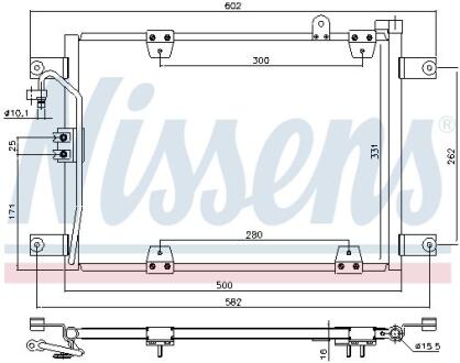 Конденсер кондиціонера NISSENS 940578