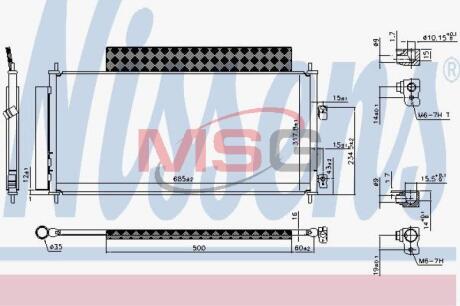Компрессор, кондиционер NISSENS 940737