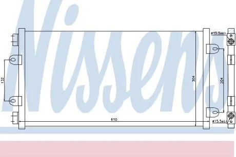Конденсер кондиціонера NISSENS 94438