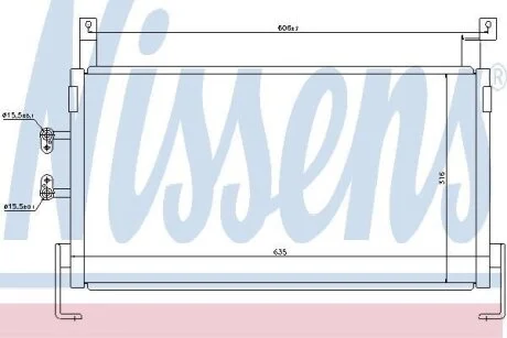 Конденсатор, кондиционер NISSENS 94467