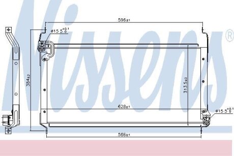 Конденсер кондиціонера NISSENS 94530