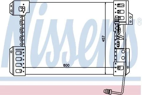 Конденсер кондиціонера NISSENS 94714