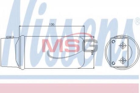 Осушитель, кондиционер NISSENS 95043