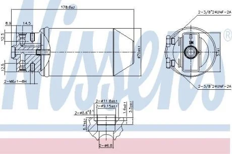 Осушувач кондиціонера NISSENS 95048