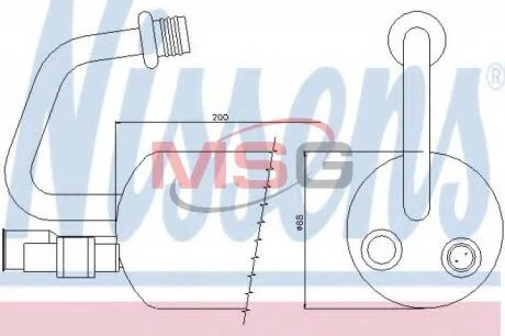 Осушувач кондиціонера NISSENS 95211