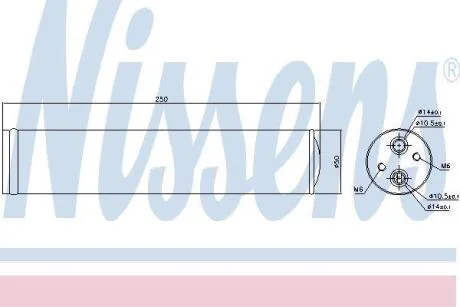 Осушитель кондиционера RENAULT SANDERO I (08-) 1.6 i (+) NISSENS 95241