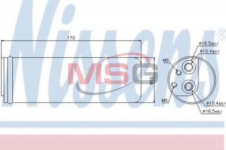 Осушувач кондиціонера NISSENS 95321