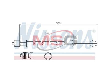 Осушитель MERCEDES-BENZ, VW NISSENS 95358