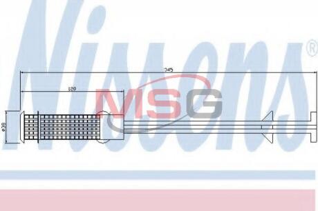 Осушувач кондиціонера DS DS 4, DS 5 CITROEN BERLINGO, BERLINGO MULTISPACE, BERLINGO/MINIVAN, C4, C4 GRAND PICASSO I, C4 I, C4 II, C4 PICASSO I, C5 I, C5 II, C5 III, C6, C8 1.1-Electric 11.95- NISSENS 95407