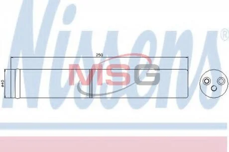 Осушитель, кондиционер NISSENS 95421