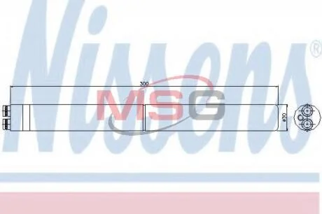 Осушувач кондиціонера NISSENS 95443