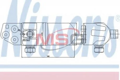 Осушитель, кондиционер NISSENS 95472