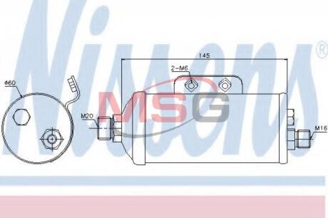 Осушувач кондиціонера NISSENS 95482