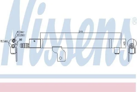 Осушувач кондиціонера NISSENS 95491