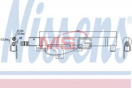 Осушувач кондиціонера NISSENS 95492