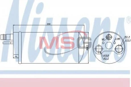 Осушитель, кондиционер NISSENS 95494