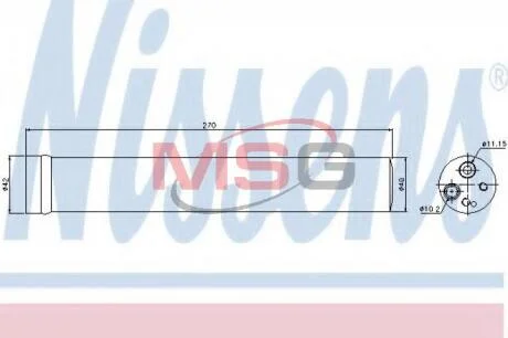 Осушувач кондиціонера NISSENS 95504