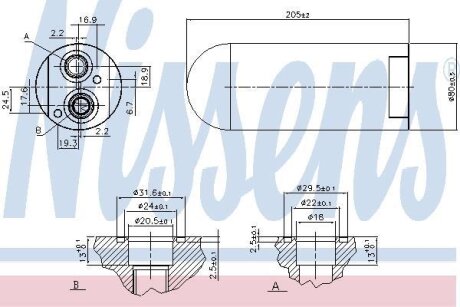 Осушувач кондиціонера NISSENS 95592