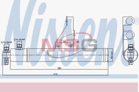 Осушувач,кондиціонер NISSENS 95606