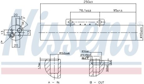 Осушувач,кондиціонер NISSENS 95621