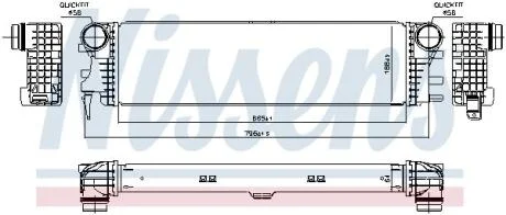 Інтеркулер NISSENS 96017