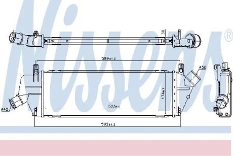 Інтеркулер NISSENS 96307