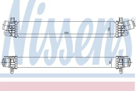 Радіатор наддуву NISSENS 96507