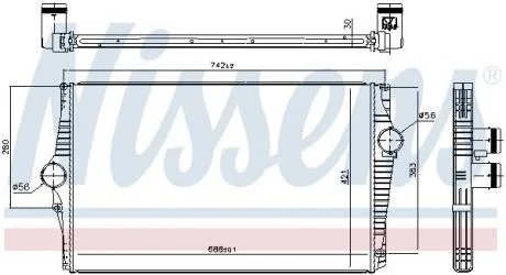 Інтеркулер NISSENS 96601