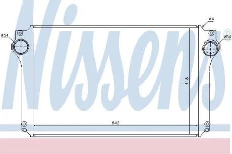 Радіатор наддуву NISSENS 96614