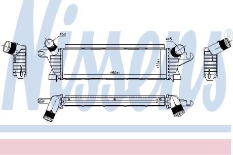 Радіатор наддуву NISSENS 96648