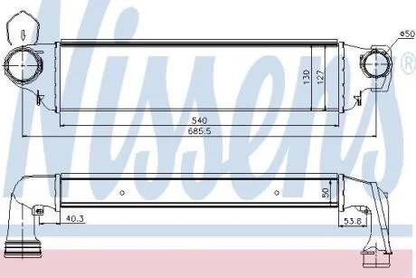Інтеркулер NISSENS 96654