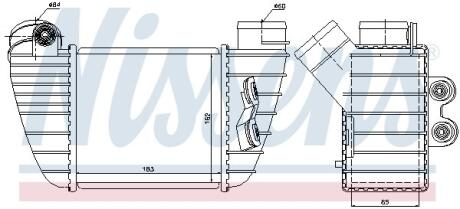 Радіатор наддуву NISSENS 96682